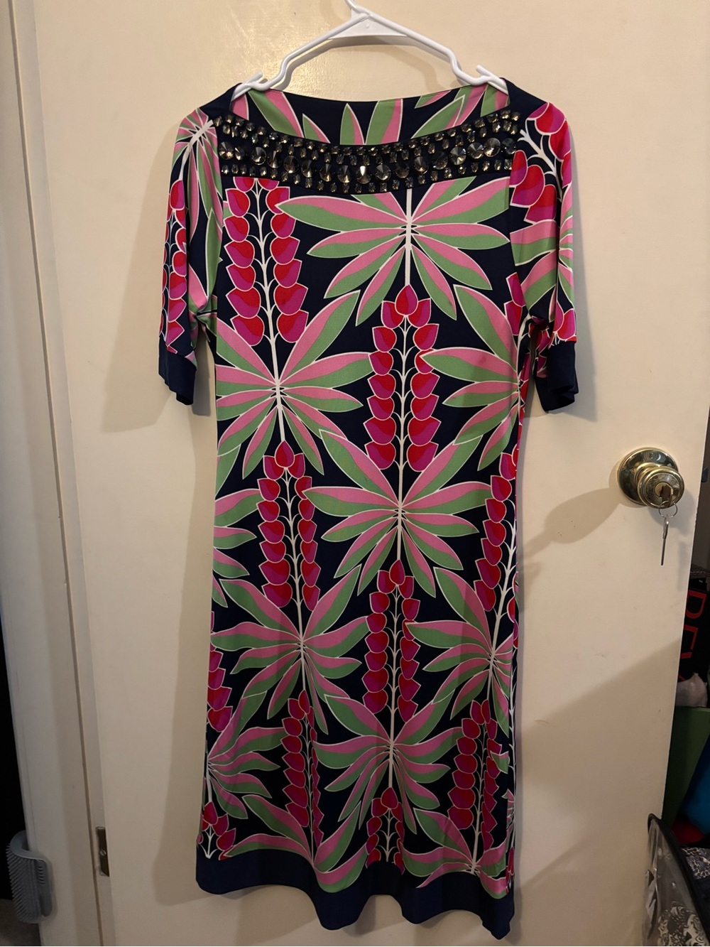 Peter Nygard 100% Silk Midi Dress